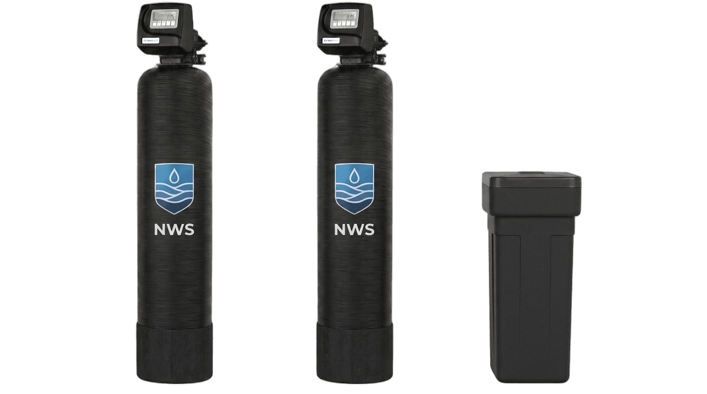 National Water Systems whole-home filter and water softener for Conroe, TX